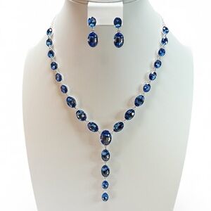 NWT Ocean Blue Mirage Necklace and Earring Set | AVON